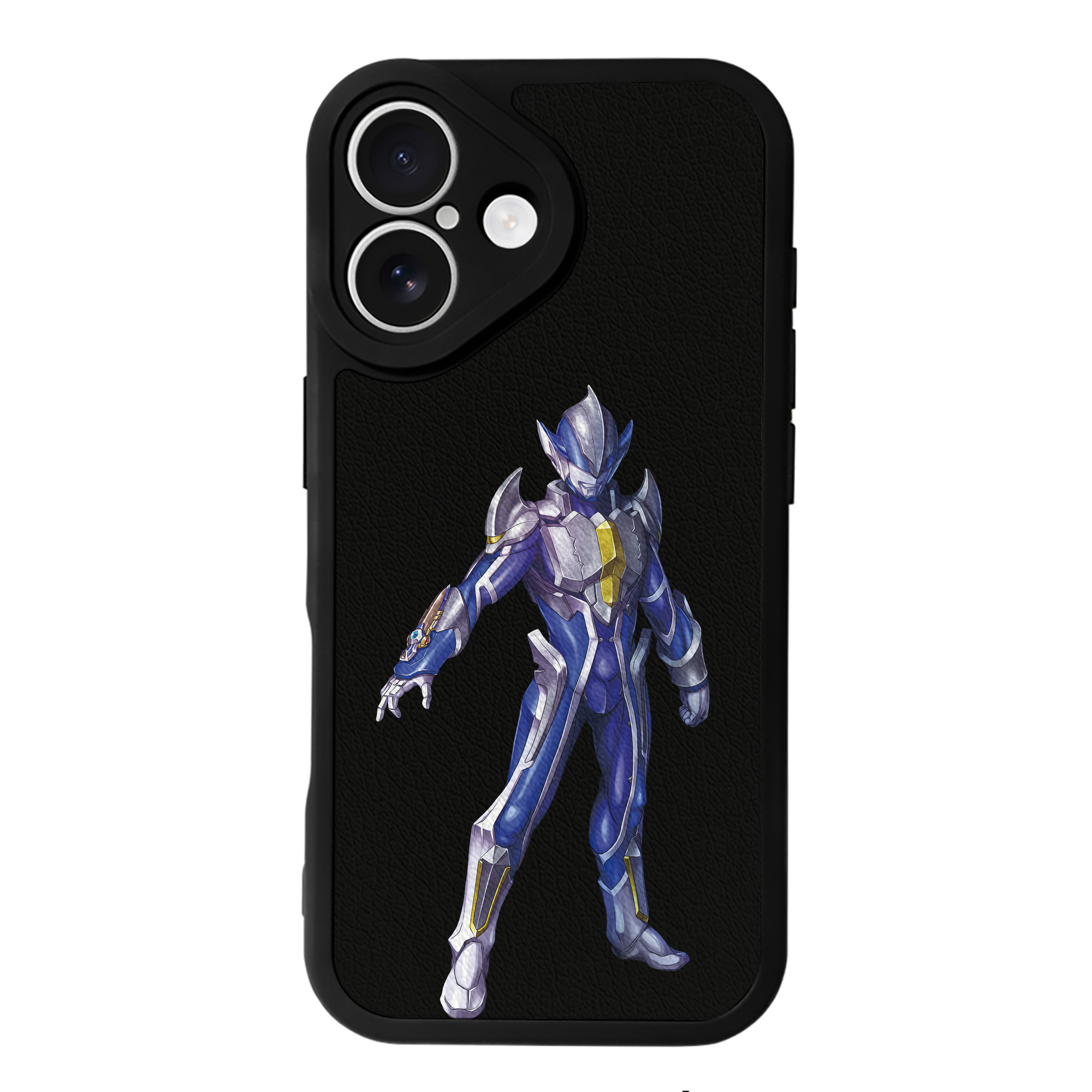 （画像用） ウルトラマン Ultraman 【iPhone 16シリーズ対応】シリコンスマホケース（レザー調） 材質：シリコン